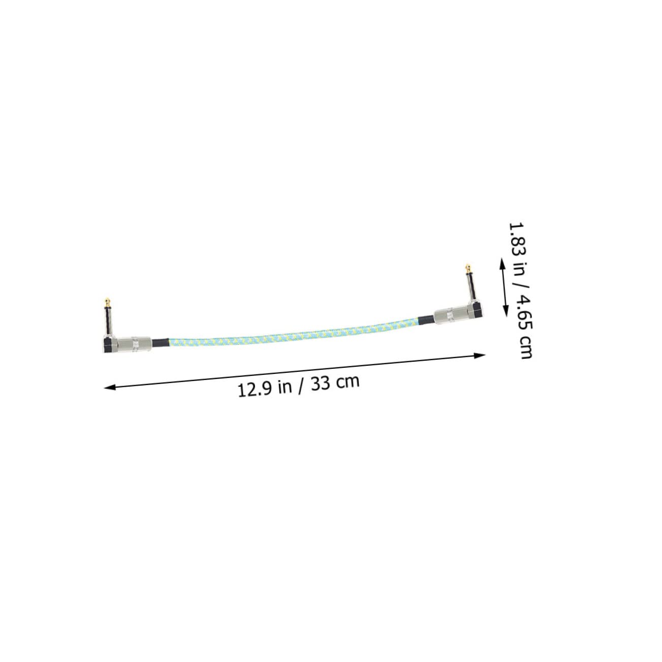 HANABASS Guitar Patch Cable Guitars 6.35mm to 6.35mm Male to Male Cable Random Color