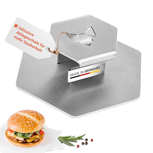 FENNEK Smasher | Barbecue Burger Press | A Great Tool for The Kitchen, Garden, Restaurants, Camping and Much More | Made from Polished Stainless Steel