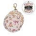 zyrtty Pacifier Case with Hook Pink Christmas Bows Gingerbread Pattern Pacifier Holder Pod Easily Attaches to Diaper Bag or Purse