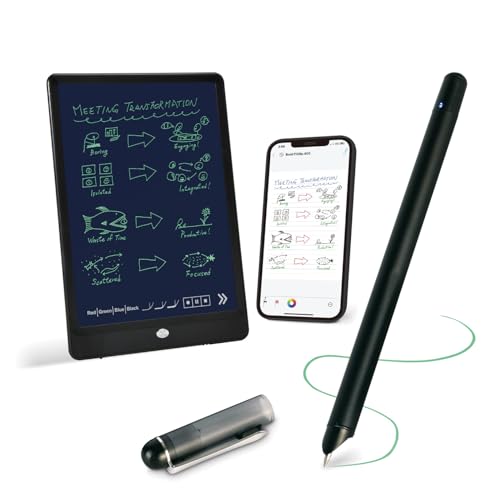 Ophayapen Digital Smart Pen and Writing Board Set, Real-time Sync for Digitizing, Convert to Text,Storing, and Sharing Your Notes, Compatible with Smartphone (Android and iOS)