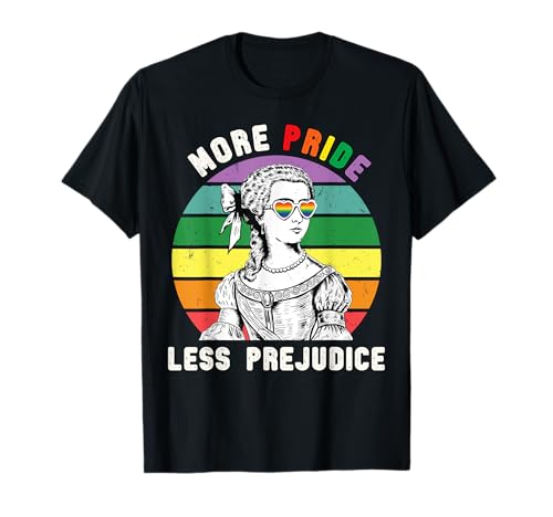 Arcobaleno LGBT Più orgoglio meno pregiudizio Mese Maglietta