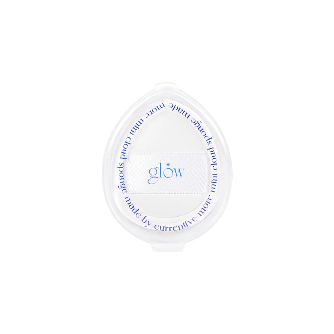 glow Más mini esponja de nube 3EA: esponja aterciopelada suave en forma de soplo que simplifica sin esfuerzo la aplicación del maquillaje, esponja de maquillaje perfecta para una aplicación rápida y