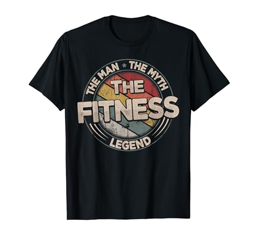 The Fitness Legend Retro Gym Men Fitness T-Shirt