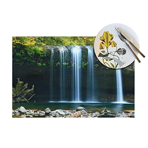Tapis de table cascade lavable fini les taches de chaleur cuisine