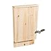 Produktbild Relaxdays Fledermauskasten XL, großer Unterschlupf für Fledermäuse, aus unbehandeltem Holz, HxBxT: 55x35x7,5 cm, natur