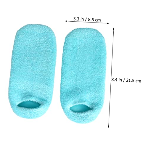 FRCOLOR 1 Pair Foot Softening Socks Dry Feet Socks Footcare Socks Ondo Socks for Women Spa Moisture Womens Socks Heel Repair Foot Moisturizing Socks Anti-Crack Socks Cosmetic Shield Miss - Image 6
