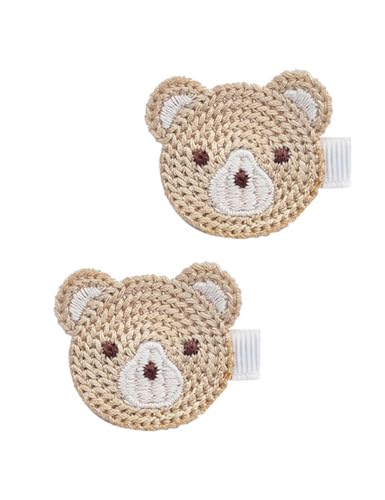 Pinza para cabello con orejas de oso negra miniatura 1