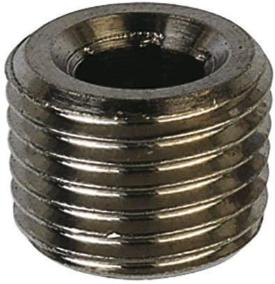 AIGNEP - 1/2" BSPT MALE PLUG WITH HEX. - Male Thread, BSPT (Nickel Plated Brass Adaptors) - PACK SIZE: 1x5