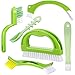 Produktbild siismi 6-in-1 Fugenreinigungsbürste Kit Fugen und Spaltreinigungsbürste Reinigungsbürste für Die Tiefenreinigung von Duschen Böden Bad und Küche