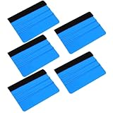 Alipis 5 pièces Raclette Plastique avec Bord Feutre Outil de Pose pour...