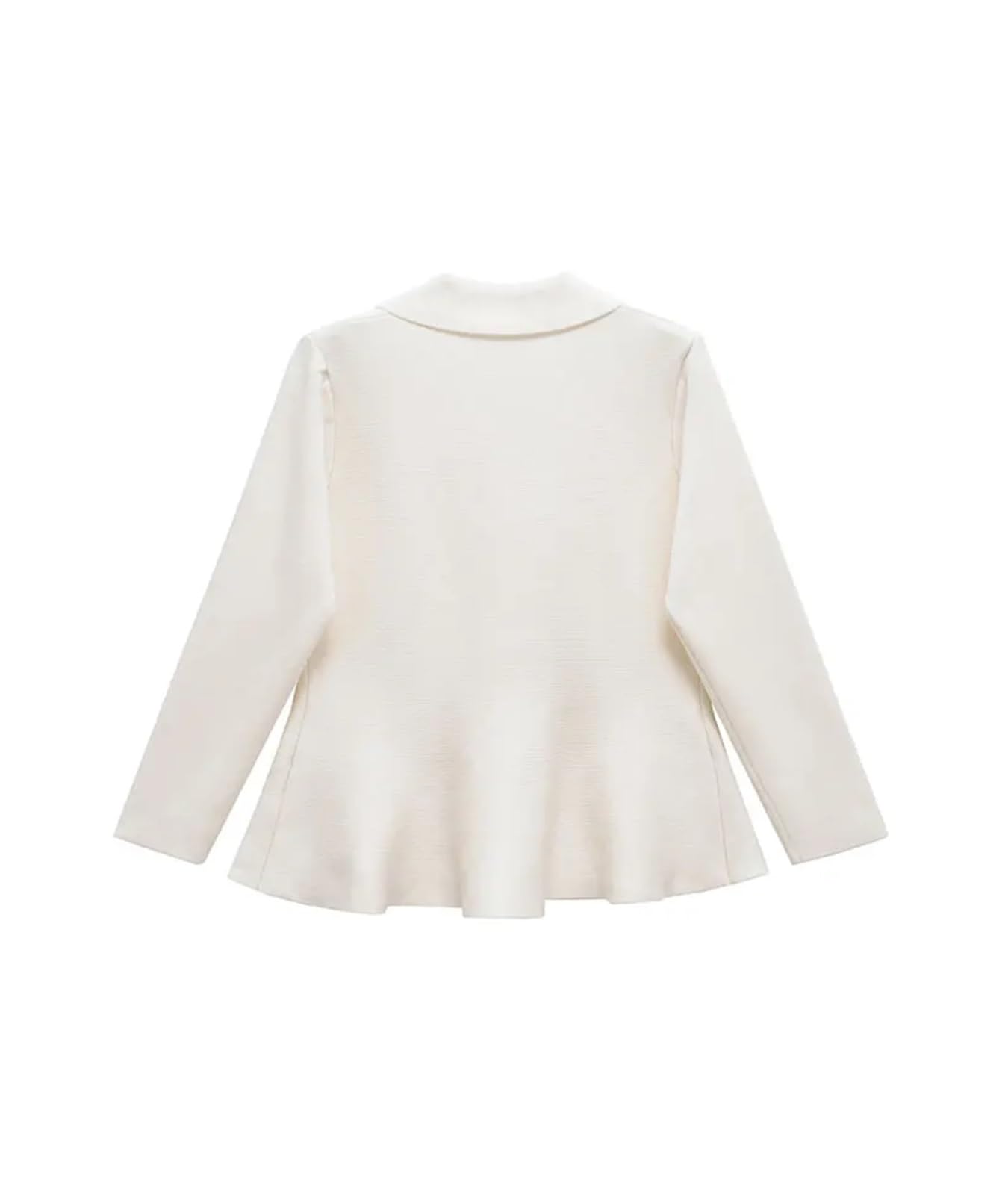 Cárdigan de Punto con Botones Dorados en la Parte Delantera for Mujer, suéter con Cuello de Solapa, Manga Larga, Prenda Exterior Elegante for Mujer