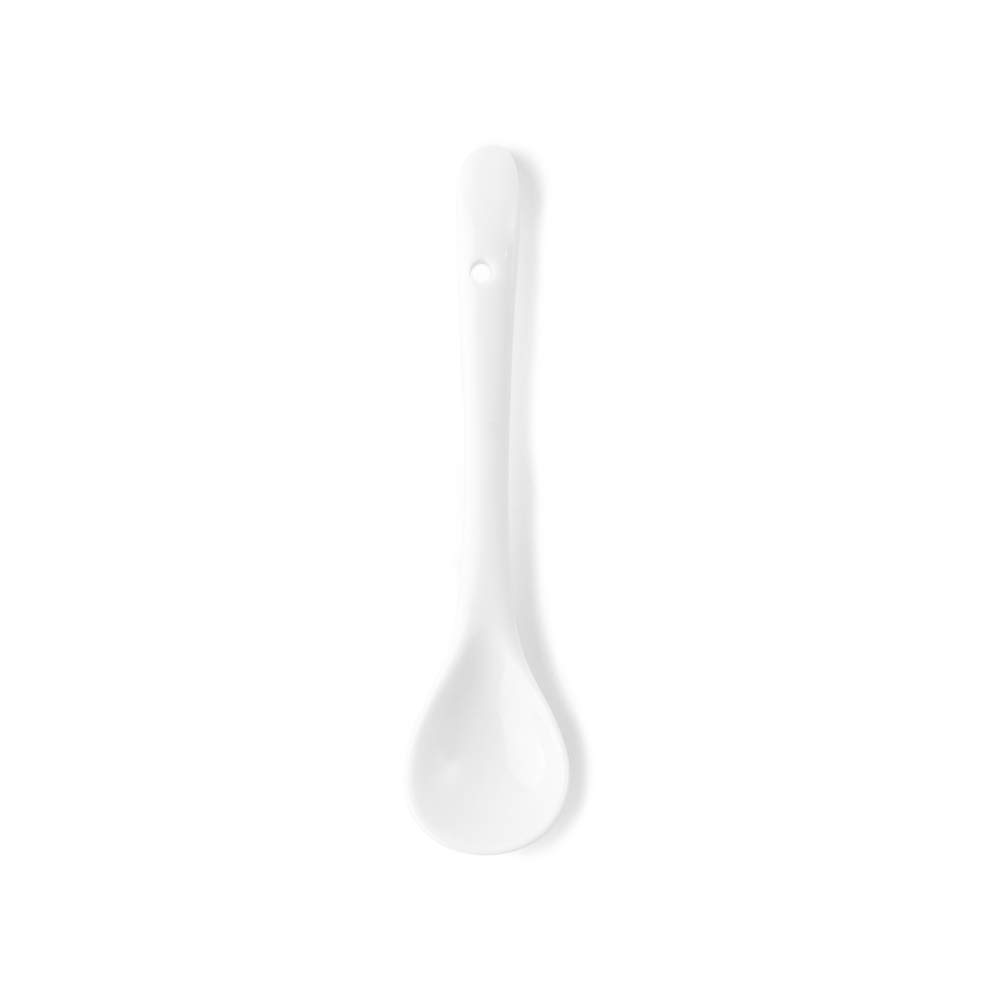 Holst Porzellan Juego de hueveras de Porcelana apilable con Cuchara, Piezas. Home, Blanco, 24-tlg
