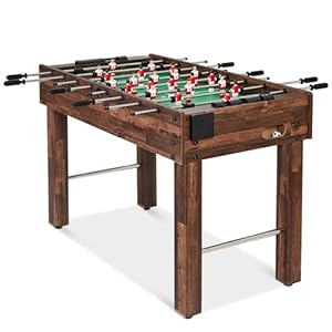 Best Choice Products 48in Competition Sized Foosball Table for Home, Game Room w/ 2 Balls, 2 Cup Holders