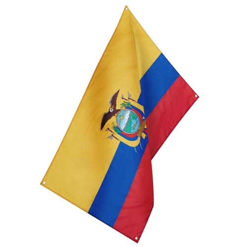 Runesol Ecuador Flag, 91x152cm, 3ft x 5ft, 4 Grommets, Eyelet In Every Corner, The Ecuadorian flag - Image 3