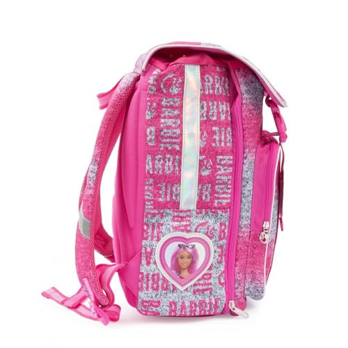 Giochi Preziosi Barbie - Extendable Backpack with Comfort Back Back, Front and Inner Pocket, Handle, Padded Shoulder Straps Dim. 29 x 40 x 13 (+9) cm 15/25 Litres, Elementary School - Image 3