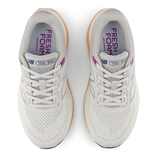 New Balance New Balance Women's Fresh Foam X 860 V14 Running Shoe, Grey Matter/Copper/Silver Metallic, 5