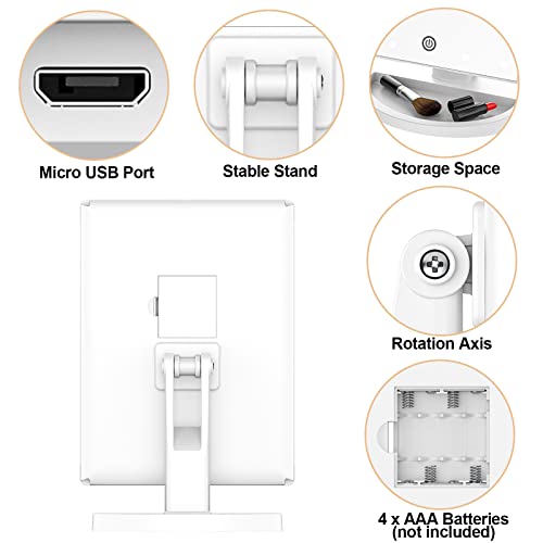 Eluosin SM376 Vanity Mirror With Lights, Lighted Makeup Mirror thumb #5