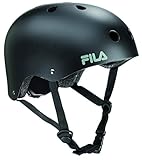 Cierre con cordones FILA SKATES Nrk Helmet Protecciones, Unisex Adulto, Negro, M/L
