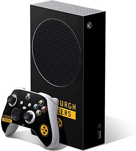 Skinit Decal Gaming Skin Compatible with Xbox Series S Bundle - Officially Licensed NFL Pittsburgh Steelers Design