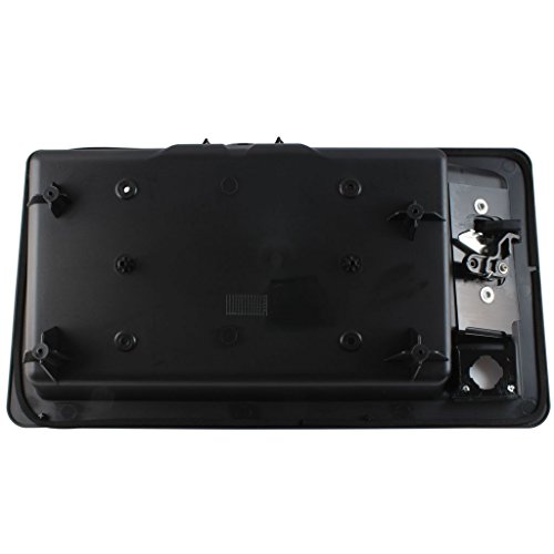 IAMAUTO 31604 Fits 1992 1993 1994 1995 1996 1997 1998 1999 2000 2001 2002 2003 2004 2005 2006 2007 Ford Van E150, E250, E350 Back Outside Door Handle & License Plate Tag Bracket Rear Cargo Exterior - Thumbnail 2