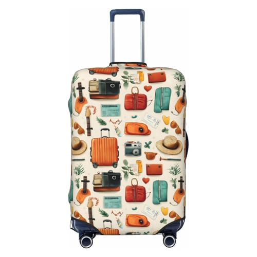 Luggage Cover - Travel Suitcase Print Travel Suitcase Covers For Luggage, High Elasticity Suit Case Cover Protector Fits 18-32 Inch