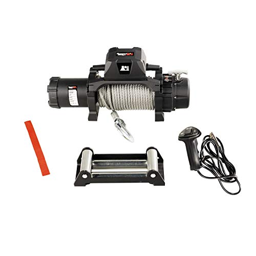 Rugged Ridge | Trekker Winch, 10,000 LBS, Cable, IP68 Waterproof, Wired Remote | 15100.07