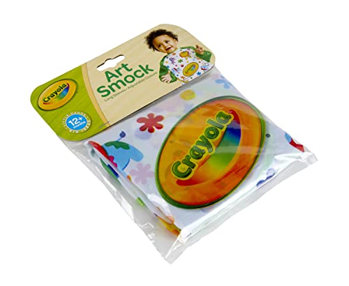Crayola Art Smock For Toddlers, Small Waterproof Bib, Best Fit For Age 1 (12 Months), 1 X 7-1/5 X 8-1/10 In #TOP3