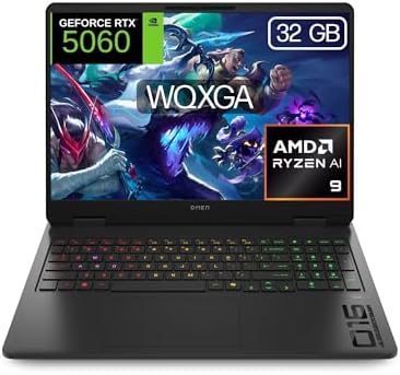HP OMEN - Ordenador portátil Gaming 16" 2.5K WQXGA (AMD Ryzen AI ...