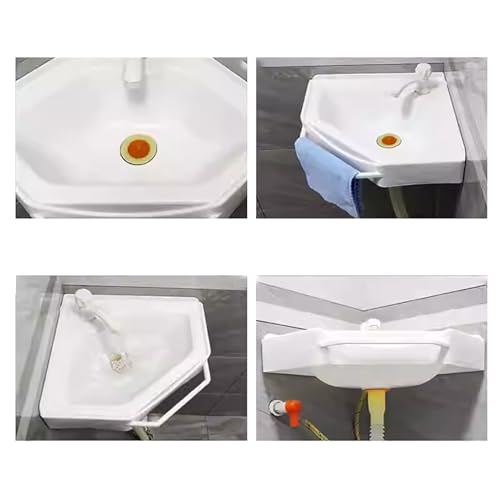 Lavabo de baño con tubo de agua incluido para renovar aseos mini 6