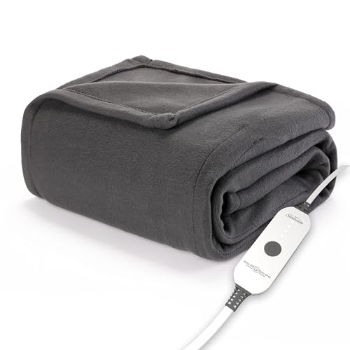 Sunbeam Royal Ultra Fleece Heated Throw Electric Blanket, 50