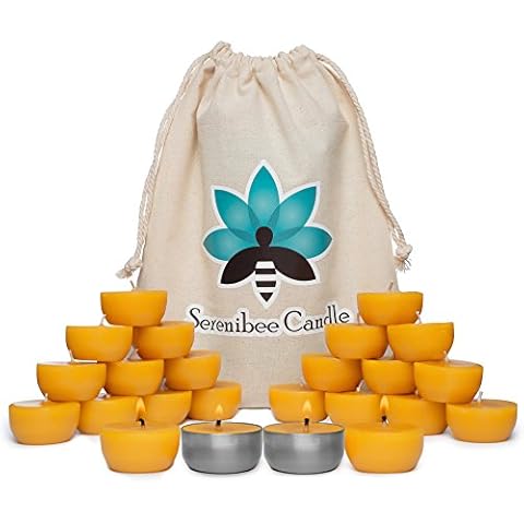 Eco-Friendly Beeswax Tea Light Candles Set Cover