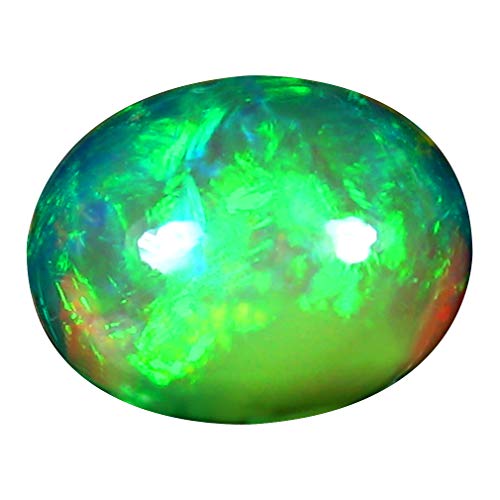 Opale éthiopienne naturelle 2.91 ct | Pierre précieuse cabochon ovale vrac