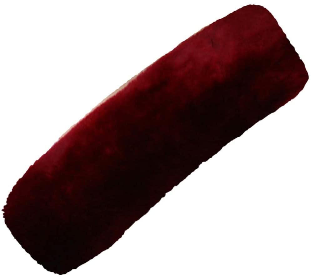 Almohadilla para cinturón de Seguridad, Protector de Hombro, Almohadilla de Viaje, Funda para cinturón de Seguridad de Coche (Rojo Vino)