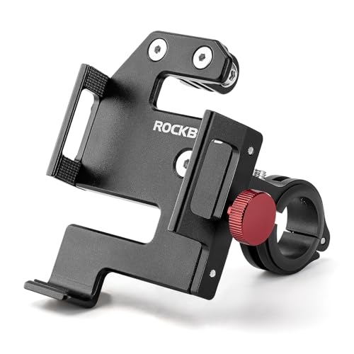 Support de téléphone pour vélo métallique ROCKBROS, fixation haut de gamme pour guidon