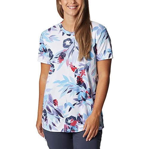 Columbia Fork Stream T-Shirt Femme maillot outdoor respirant col rond