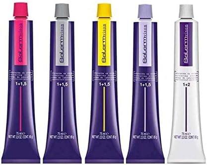 Salermvison Permanent Hair Color 9,12 Extra Light Blond Pearl