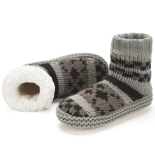 Image of cosyone1997 Slipper Socks for Women Warm Fuzzy Non Slip Soft Sole