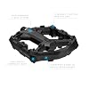 Crankbrothers Stamp Flat MTB Pedals - Size-Specific, Lightweight, Versatile, Durable Bike Pedals
