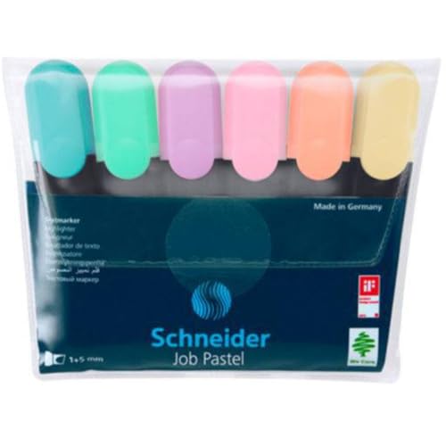 Schneider Job 150 Pastel Markeerstift 6 Stuk