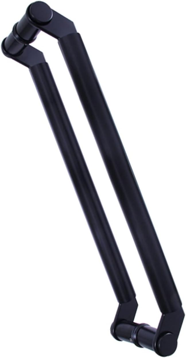 Black Push and Pull Glass Shower Door Handle Stainless Steel, Bathroom Door Knobs Grab Bar Rail Replacement Sets (Size : 1160mm)