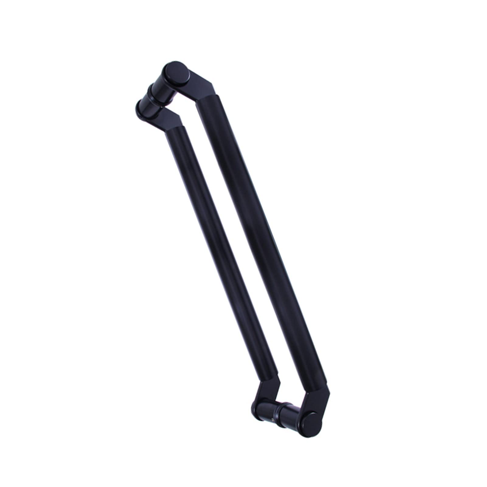 SaryEdge Black Push and Pull Glass Shower Door Handle Stainless Steel, Bathroom Door Knobs Grab Bar Rail Replacement Sets,-400mm,-400mm