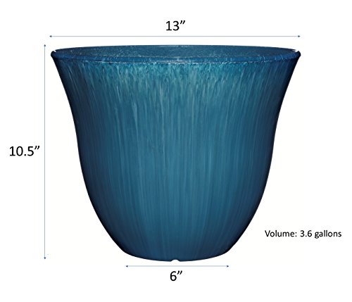 Classic Home And Garden Patio Pot Ocean 13" Honeysuckle #TOP5