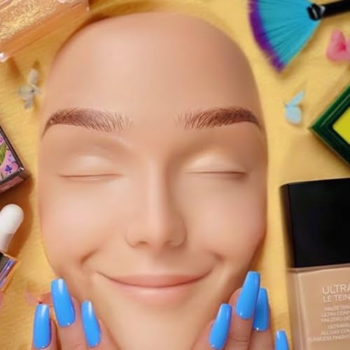 ASMR Real Makeup on Mannequin (Whispered)
