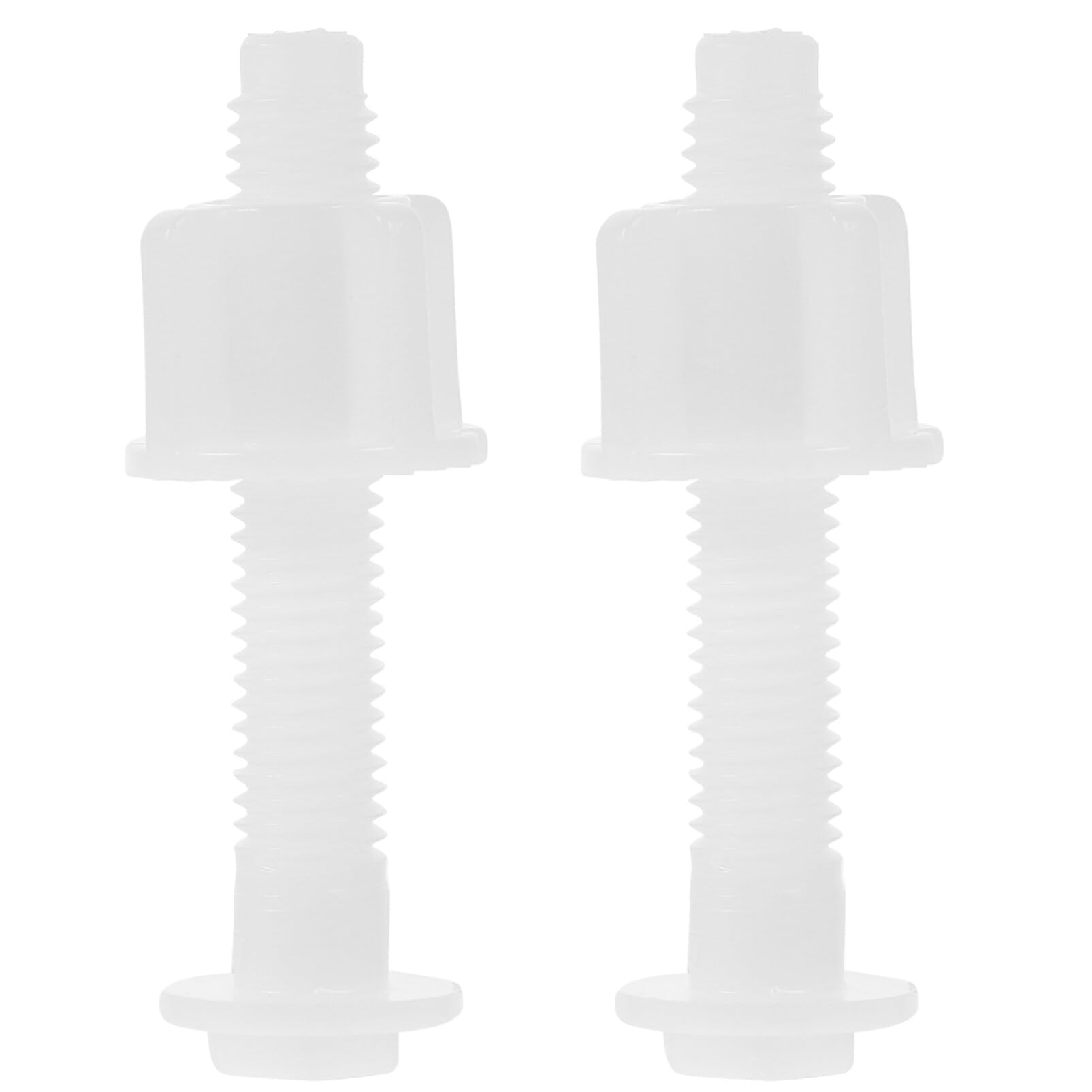 Uxcell Toilet Seat Hinge Bolt Kit – M7x47mm Screws With Washers For Top-Mount Toilet Seats, 2 Sets Included