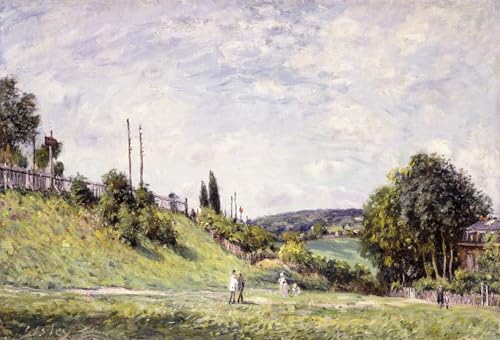 Cuadro arte pared de Alfred Sisley, pintura decorativa premium para una decoración distinguida