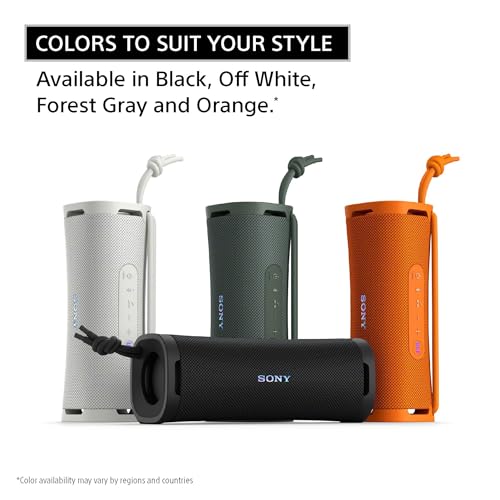 Sony ULT Field 1 Wireless Ultra Portable Bluetooth Compact Speaker, IP67 Waterproof, Dustproof, Shockproof and Rustproof with Enhanced Bass, 12 Hour Battery and Detachable Strap, Black (SRSULT10B) by Sony - Image 4