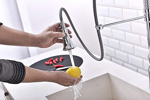 Grifo mezclador de cocina extraíble que elimina salpicaduras externas 5