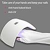 4-Pairs-UV-Glove-for-Nail-Lamp-Manicures-Anti-Block-UV-Ray-Fingerless-Glove-for-Girl-WomenWhiteBlack-Purple-Pink Jolbndcv 4 Pairs UV Glove for Nail Lamp, UPF50+ Protection Gloves Manicures Anti Block UV Ray Fingerless Glove for Girl Women White,Black,Purple,Pink