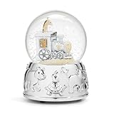 Reed And Barton 897384 Animal Train Silverplate Snowglobe