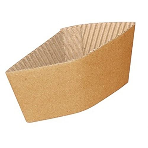 Fajas corrugadas GD328 para vasos de café de 8 oz, fundas protectoras en pack de 1000